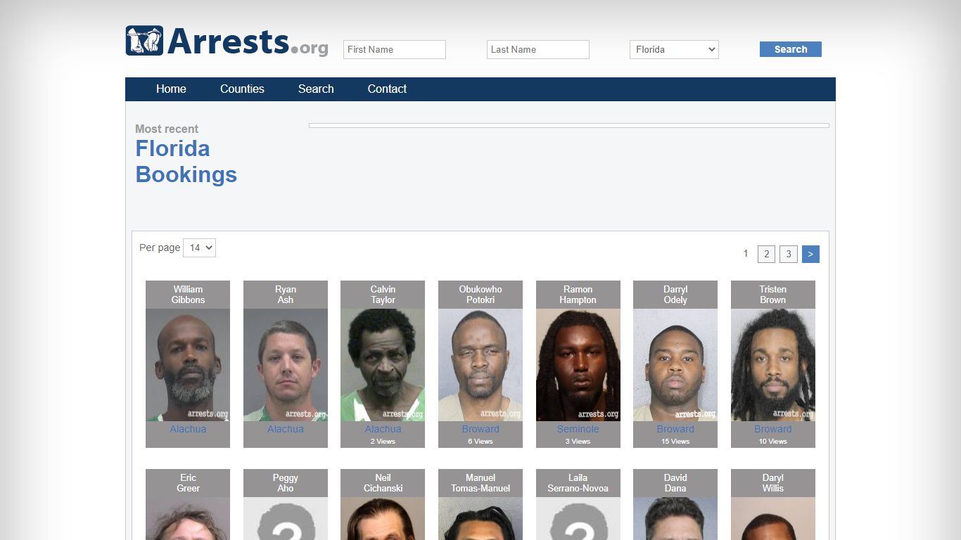 Florida Arrests and Inmate Search